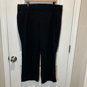 Counterparts Women Black Stretch Pants Elastic Waist Trousers Size 18PT